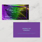 Levendige kleurstrengen Visitekaartje Afsprakenkaartje (Voorkant / Achterkant)