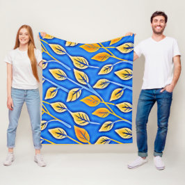 Levendige kleurVista laat patroon Fleece Deken