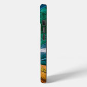 Levendige Kobra-stijl Art Phone Case - Hoge kwalit (Achterkant / Links)