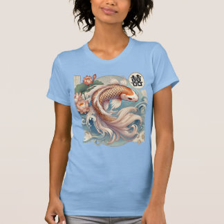 Levendige Koi Fish T-shirt