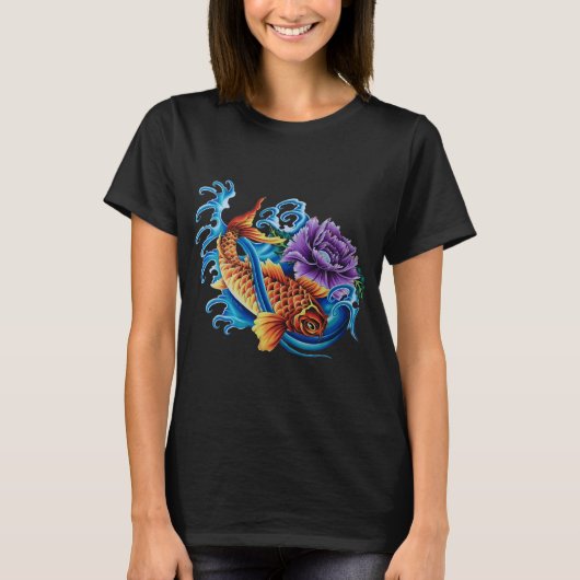 Levendige Koi T-shirt (Voorkant)