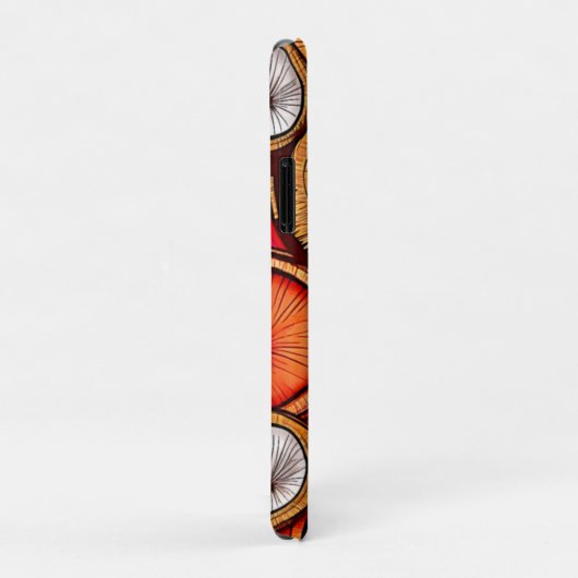 Levendige Kokosnoot Slice Abstract Design Case-Mate iPhone Case (Achterkant/rechts)