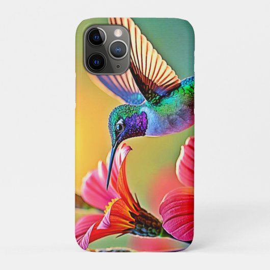 Levendige kolibrie bij Sunset Design Case-Mate iPhone Case (Achterkant)