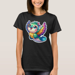 Levendige kolibrie t-shirt