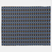 Levendige Koninklijkheid Fleece Deken (Voorkant (Horizontaal))