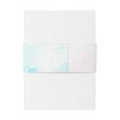 Levendige koraalrif bruiloft uitnodigingen wikkel (Achterkant Voorbeeld)