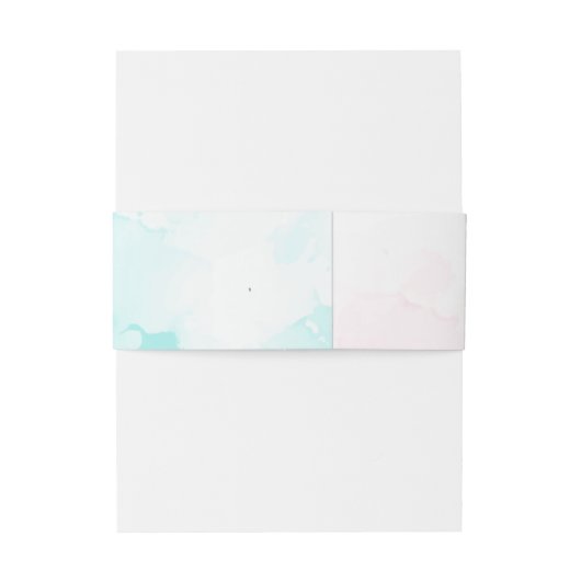 Levendige koraalrif bruiloft uitnodigingen wikkel (Achterkant Voorbeeld)