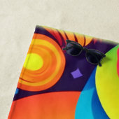 levendige kosmische caleidoscoop strandlaken (In situ)