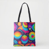 levendige kosmische caleidoscoop tote bag (Voorkant)