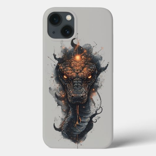 Levendige Kosmische Slang Met Uitgestrekt Heelal Case-Mate iPhone Case (Achterkant)