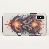 Levendige Kosmische Slang Met Uitgestrekt Heelal Case-Mate iPhone Case (Achterkant (horizontaal))