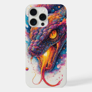 Levendige Kosmische Slang Met Uitgestrekt Heelal iPhone 15 Pro Max Case