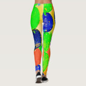 Levendige kraal string ontwerp leggings (Achterkant)