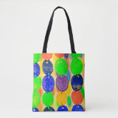 Levendige kraal string ontwerp tote bag (Voorkant)