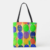 Levendige kraal string ontwerp tote bag (Achterkant)