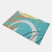 Levendige krakers #schilderij #illustratie deurmat (Schuin)