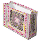 Levendige kunst groot cadeauzakje (Voorkant Gekanteld)