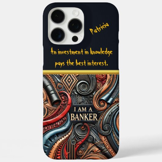 Levendige kunst van de bankenidentiteit Case-Mate iPhone case (Achterkant)