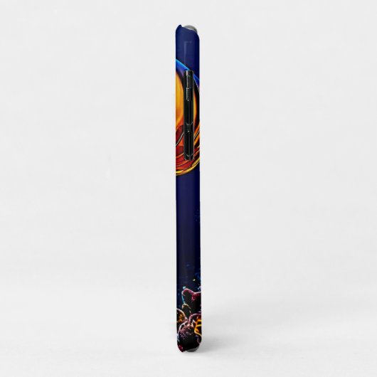 Levendige kwal onderwater kunst Case-Mate iPhone case (Achterkant/links)