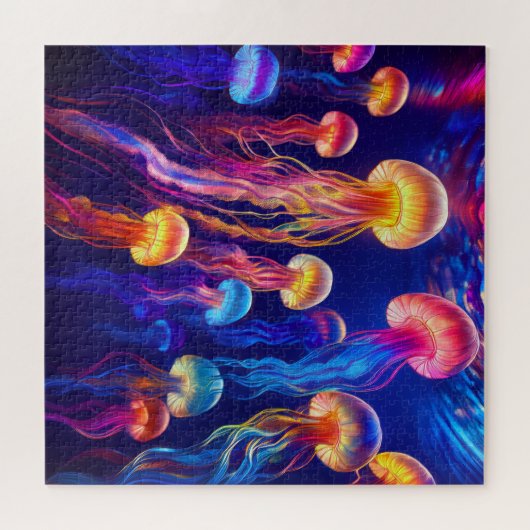 Levendige kwallendans legpuzzel (Horizontaal)