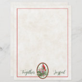 Levendige lantaarn met heilige en kardinale kerst (Voorkant / Achterkant)