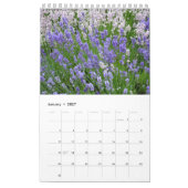 Levendige lavendel bloemen kalender (Jan 2027)