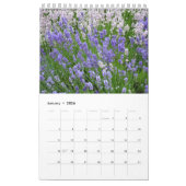 Levendige lavendel bloemen kalender (Jan 2026)