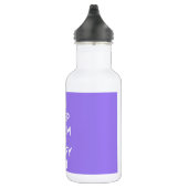 Levendige lavendel Kalm houden en doorgaan Waterfles (Rechts)