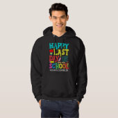 Levendige leerling-student op de laatste dag van d hoodie (Voorkant volledig)