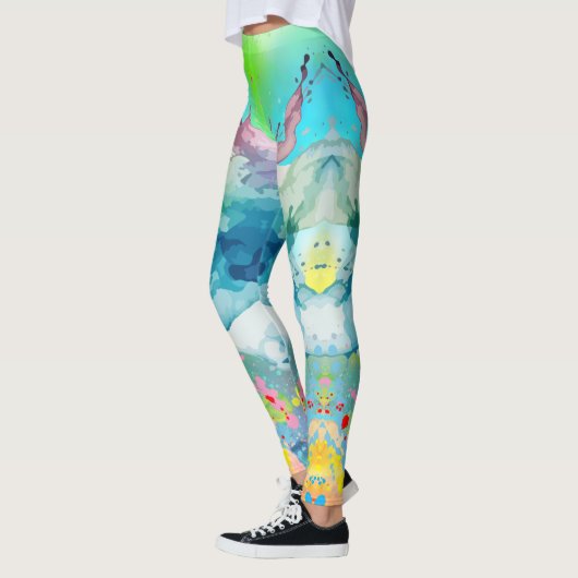 Levendige Leggings voor kleurensplash (Links)