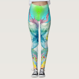Levendige Leggings voor kleurensplash