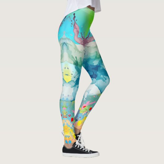 Levendige Leggings voor kleurensplash (Rechts)