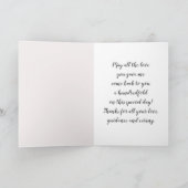 Levendige lente bloemenkrans op maat Moederdag Feestdagen Kaart (Binnen)