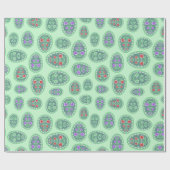 Levendige lente Kleuren Oekraïens Erfgoed Eieren Cadeaupapier (Vlak)