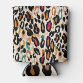 Levendige Leopard Animal Prints Blikjeskoeler (Voorkant)