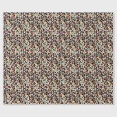 Levendige Leopard Animal Prints Cadeaupapier (Vlak)