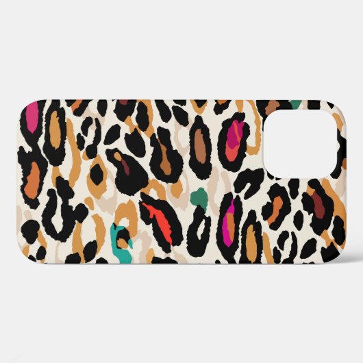 Levendige Leopard Animal Prints Case-Mate iPhone Case (Achterkant (horizontaal))