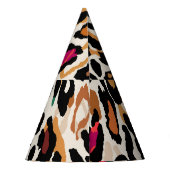 Levendige Leopard Animal Prints Feesthoedjes (Achterkant)