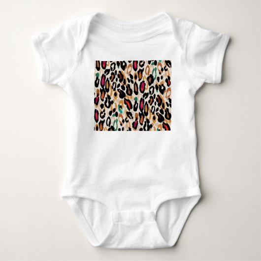 Levendige Leopard Animal Prints Romper (Voorkant)