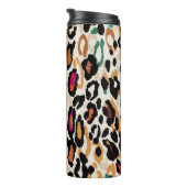 Levendige Leopard Animal Prints Thermosbeker (Geroteerd rechts)