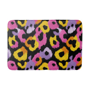 Levendige Leopard Print Retro Glam y2k Trendy Badmat