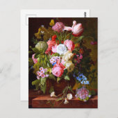 Levendige levensduur van Rozen, tulpen en hyacinte Briefkaart (Voorkant / Achterkant)
