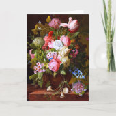 Levendige levensduur van Rozen, tulpen en hyacinte Kaart (Voorkant)