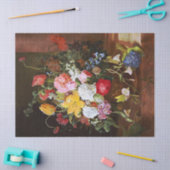 Levendige levensduur van Rozen Tulpen en overvalle Tissuepapier (Craft)