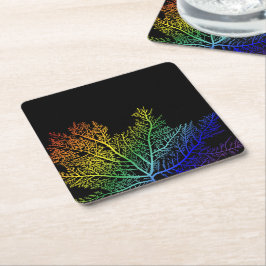 Levendige LGBTQ + tafeldecoratie Kartonnen Onderzetters