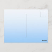 Levendige lichtgevende bloementuin met digitale fa briefkaart (Achterkant)