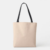 Levendige lieveheersbeestjes op rode Canvas tas - (Achterkant)