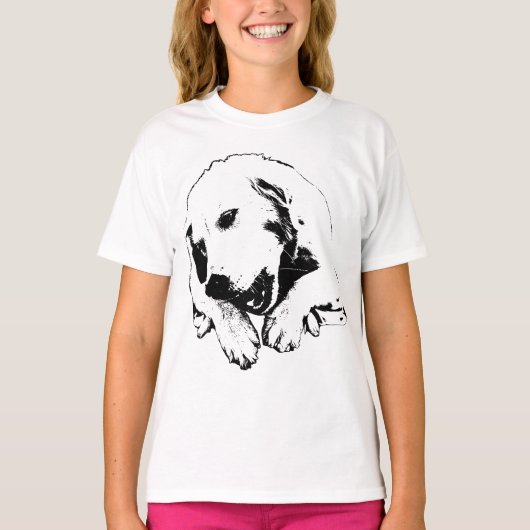 Levendige lijnen voor winterstemming t-shirt (Voorkant)