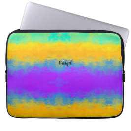 Levendige lucht laptop sleeve