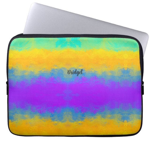 Levendige lucht laptop sleeve (Voorkant)